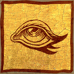 The Patricide achievement icon showing a single eye with a falling tear